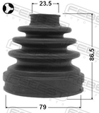 Febest 0215-071T Boot Inner CV Joint Kit 79X86.5X23.5