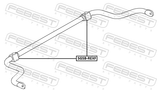 Febest SGSB-REXF Front Stabilizer Bar Bush D32