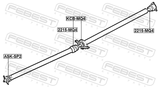 Febest 2215-MQ4 Drive Shaft CV Joint Boot
