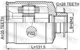 Febest 1211-DMRH Inner CV Joint Right 35X42X28