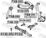Febest 0130-002-PCS2 Cam PCS 2