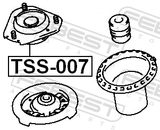 Febest TSS-007 Front Shock Absorber Mounting