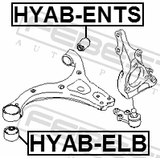 Febest HYAB-ENTS Rear Bushing, Front Control Arm