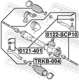 Febest 0122-SCP10 Steering Tie Rod