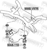 Febest MAB-118 Rear Differential Bushing