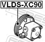 Febest VLDS-XC90 Power Steering Pump Pulley