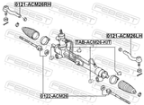 Febest 0122-ACM26 Steering Tie Rod