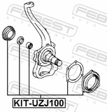 Febest KIT-UZJ100 Steering Knuckle Repair Kit