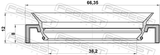 Febest 95HAY-40660812R Drive Shaft Oil Seal 38.2X66.35X8X12