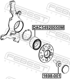 Febest 1698-001 CV Joint Bolt
