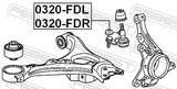 Febest 0320-FDR Front Lower Ball Joint Right