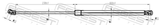 Febest 34117-002 Hood Gas Strut (With End Damping) L556/240N