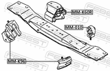 Febest MM-K60R Transmission Mount