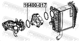 Febest 16400-017 Throttle Body O-Ring