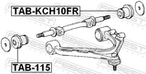 Febest TAB-KCH10FR Rear Bushing, Front Upper Control Arm