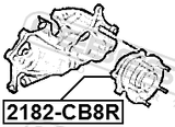 Febest 2182-CB8R Rear Wheel Hub
