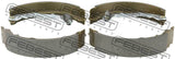 Febest 2402-DUSTR Shoe Kit, Rear Brake (With Parking Brake Lever)