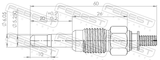 Febest 23642-002 Glow Plug
