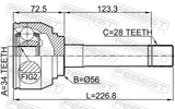 Febest 1210-H1 Outer CV Joint 34X56X28
