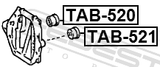 Febest TAB-521 Differential Mount Bushing