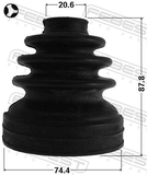 Febest 0115-ZZE150T Boot Inner CV Joint Kit 74.4X87.8X20.6