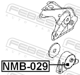 Febest NMB-029 Rear Engine Mount Bushing