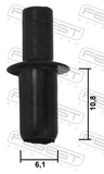 Febest 88570-056 Retainer Clip