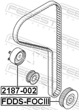 Febest FDDS-FOCIII Crankshaft Pulley