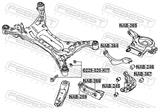 Febest 0229-020-KIT Repair Kit, Camber Adjusting Eccentric Bolt