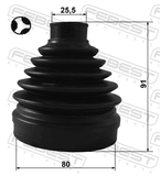 Febest 1215-D7T Boot Inner CV Joint Kit 80X91X25.5