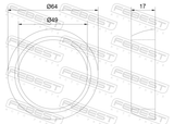 Febest 01491-002 Exhaust Pipe Seal (Ceramic Coating)