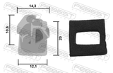 Febest 88570-193 Retainer Clip