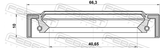 Febest 95IAS-42661010X Drive Shaft Oil Seal 40.65X66.3X10