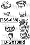 Febest TSS-038 Rear Shock Absorber Mounting