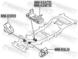 Febest MM-KSATR Rear Engine Mount