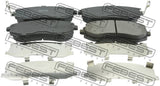 Febest 0801-G12F Pad Kit, Disc Brake, Front - Kit (With Anti Squeal Shim)