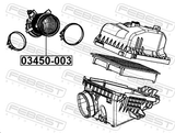 Febest 03450-003 Air Cleaner Hose