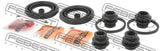 Febest 0475-GK1WR Rear Brake Caliper Repair Kit (Set For Two Sides)