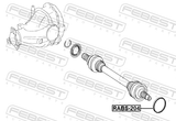 Febest RABS-204 Ring ABS