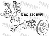 Febest 3282-ESCIIIMF Front Wheel Hub