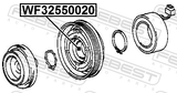 Febest WF32550020 Air Conditioner Bearing 32X55X20
