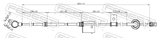 Febest 12606-009 ABS Sensor Front Left