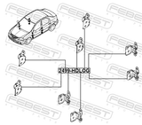 Febest 2499-HDLOG Door Hinge