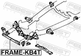 Febest FRAME-KB4T Frame Front Suspension