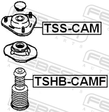 Febest TSHB-CAMF Front Shock Absorber Boot