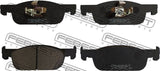 Febest 2401-SANIIF Pad Kit, Disc Brake, Front (With Anti-Rattle Spring)