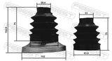 Febest 1617P-211R-KIT Boot CV Joint Kit Pvc 63.8X75X33