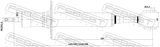 Febest 23110-001F Front Shock Absorber Gas.Twin Tube