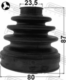 Febest 0215-T30T Boot Inner CV Joint Kit 80X87X23.5