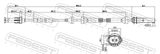 Febest 19606-004 ABS Sensor Front